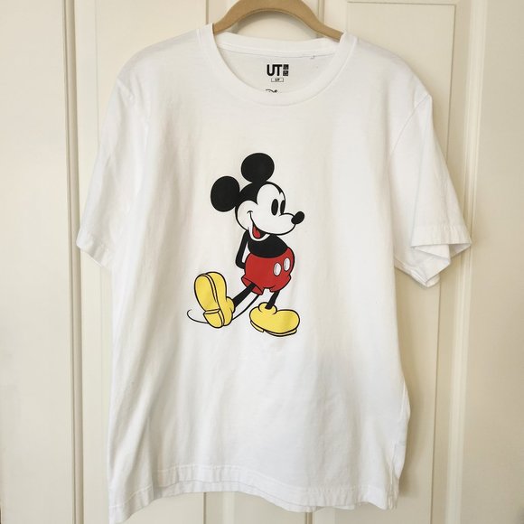 Uniqlo Tops - Uniqlo Mickey Mouse White Tshirt Graphic Tee Disney Parks Vacation Summer Small